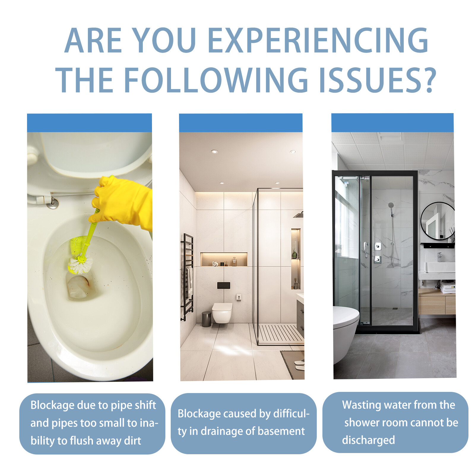 600W One Piece Macerating Toilet System Upflush Toilet with Pump 3 Inlets