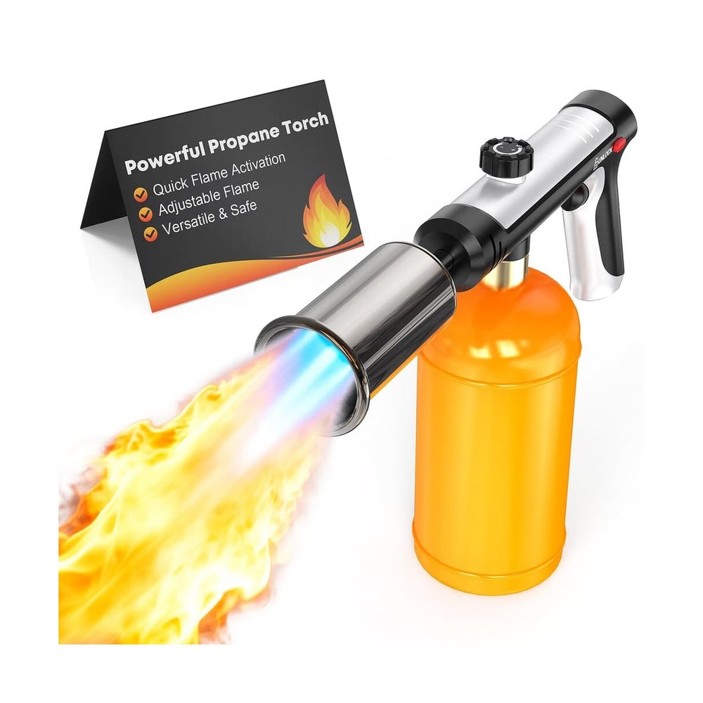 Turn Raise Propane Torch Gun - Max Fire Heavy Duty Flame Thrower