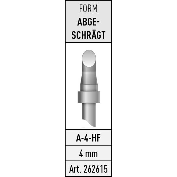 Stannol 262615 A-4-HF bias cutting welding tip Content 1 pc.