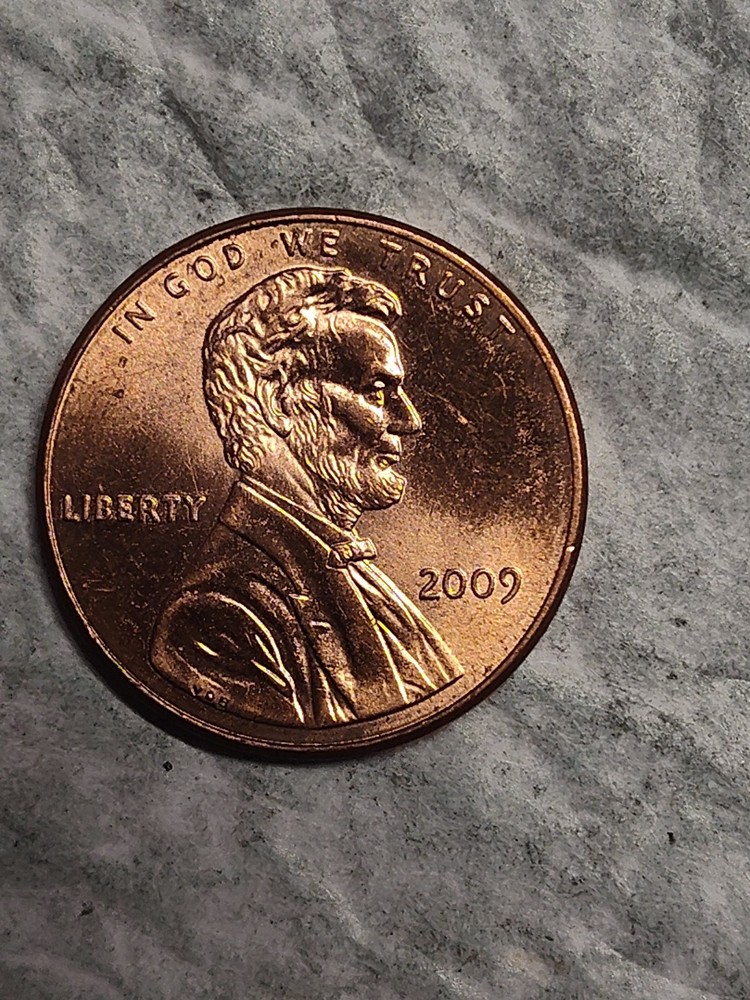 2009 Lincoln Log Cabin Penny No Mint Mark Errors