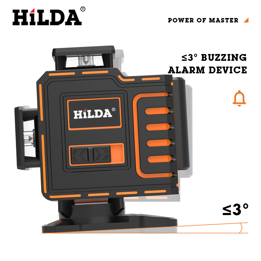 4D Laser Level Self-Leveling 360 Horizontal and Vertical Cross Laser Level