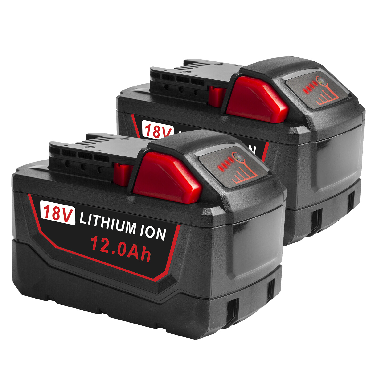2PACK 12.0Ah For Milwaukee For M18 18V Extended Capacity Battery 48-11-1860 NEW