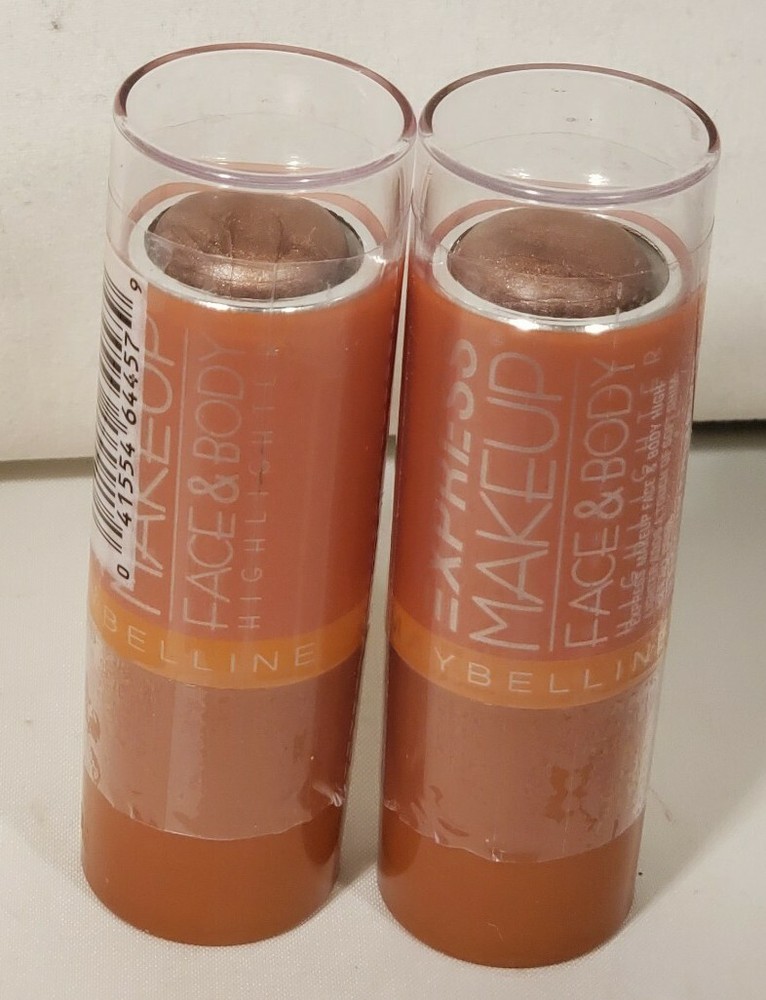 MAYBELLINE Express Makeup Face & Body Highlighter Bronze Glow x 2