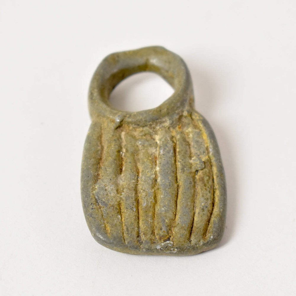 Metal Ring Silver Pendant Ethiopia