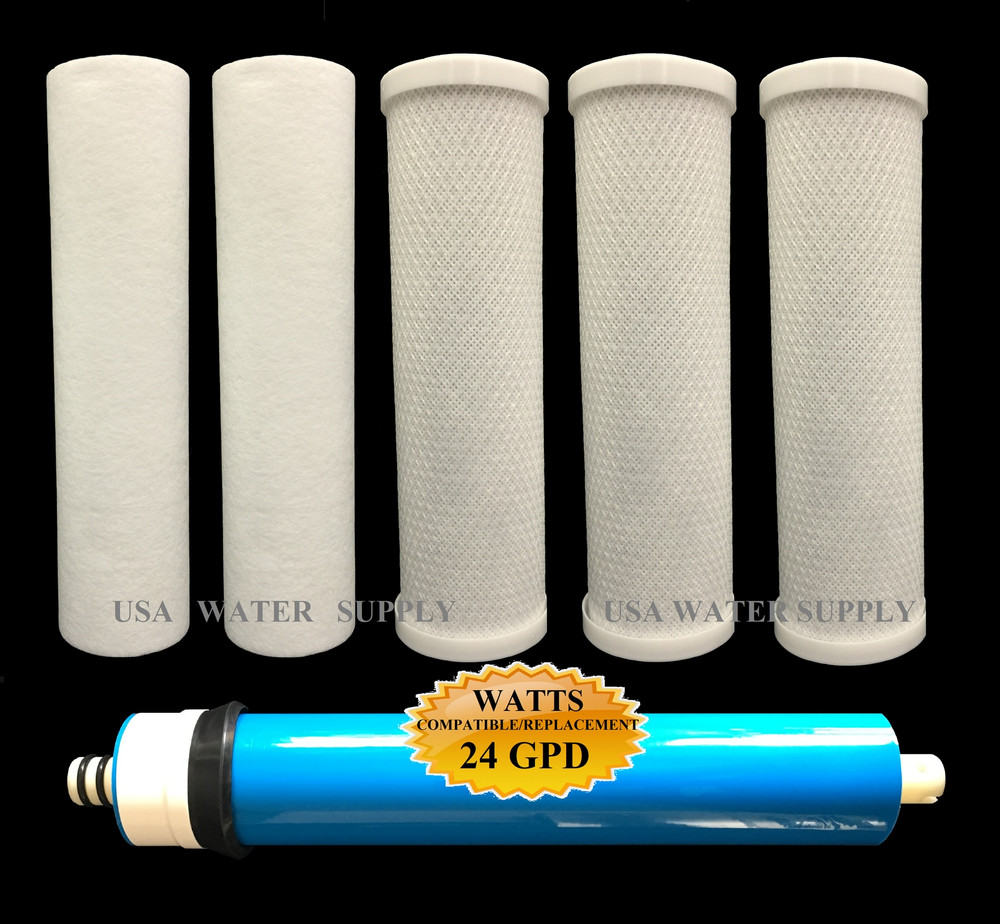 Watts Premier Annual Filter Bundle for WP4-V 24 GPD RO