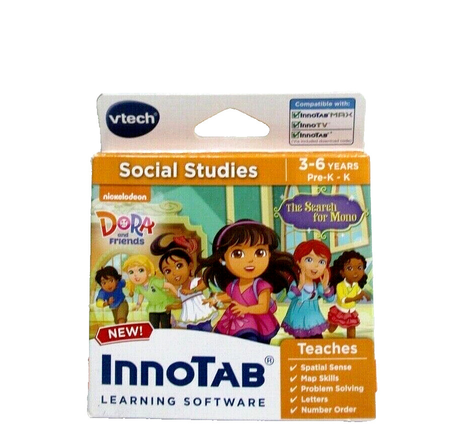 VTech Innotab Learning Software Social Study The Search for Mono Dora & Friends