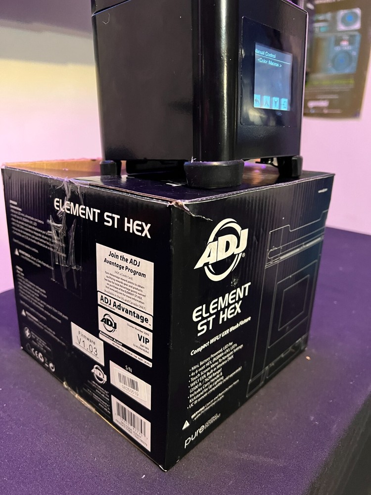 ADJ American DJ ELE457 Element ST HEX Battery Powered Wireless LED Uplight