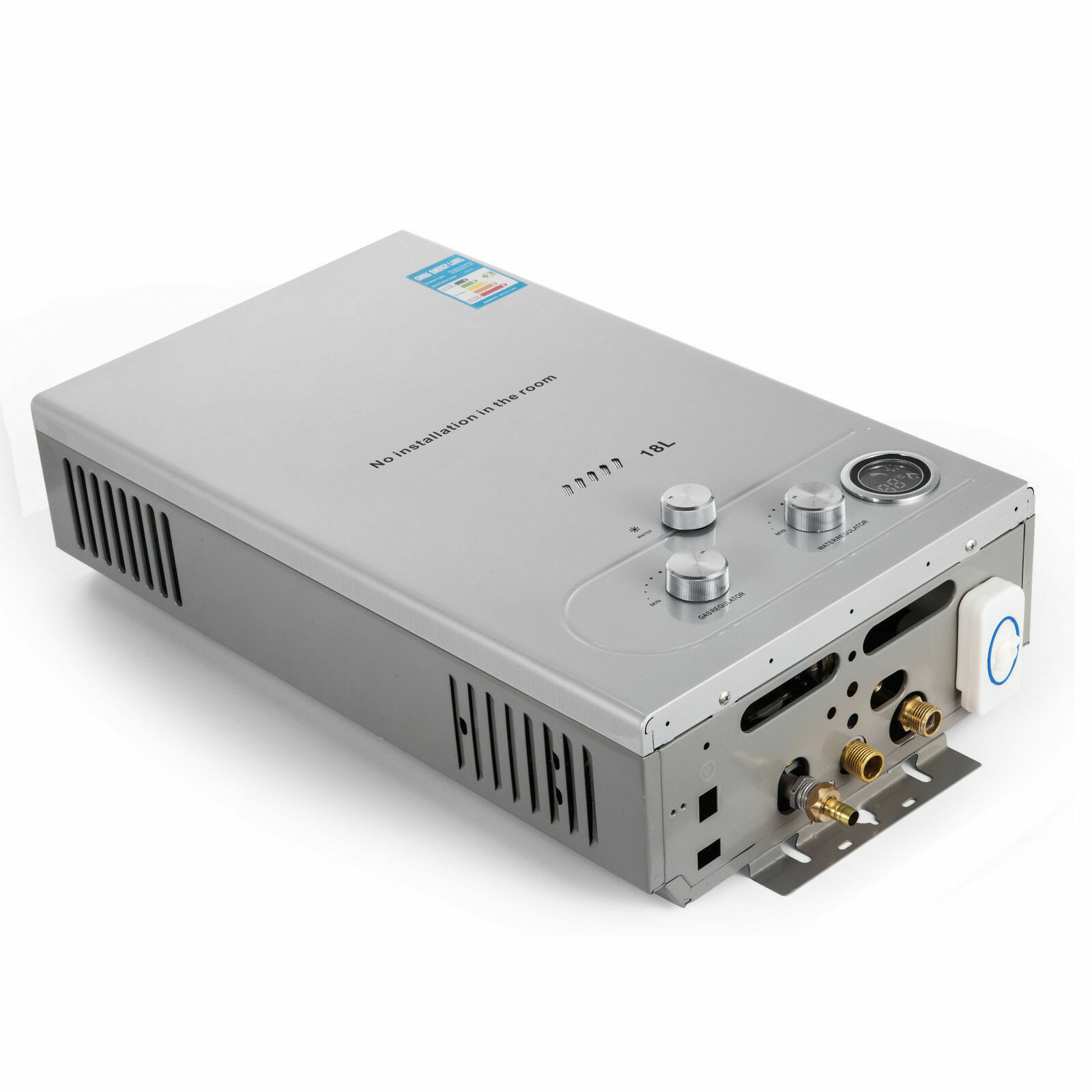 18L Propane Gas LPG Tankless Hot Water Heater 5GPM Instant Boiler w/ Shower Kit