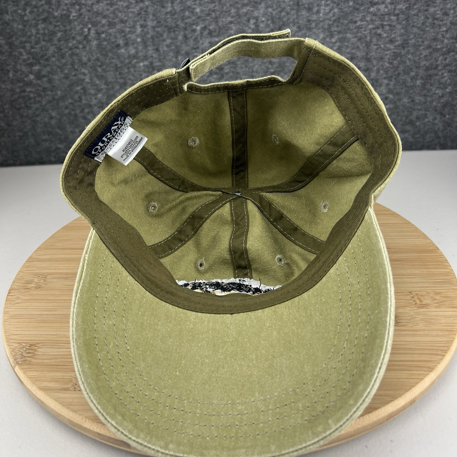 Bighorn Trout Shop Montanan Hat Cap Strapback OSFM Ouray Green Fishing