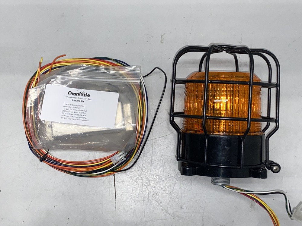 OmniBeacon Wireless Networked Alarm Light with Siren. Cellular / Web Accessable