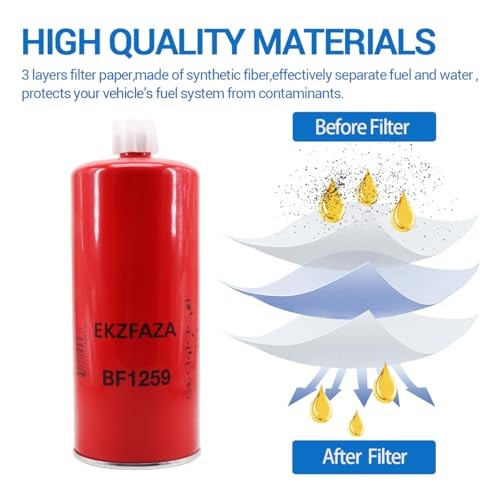 BF1259 Fuel Water Separator Filter Compatible with Freightliner Kenworth