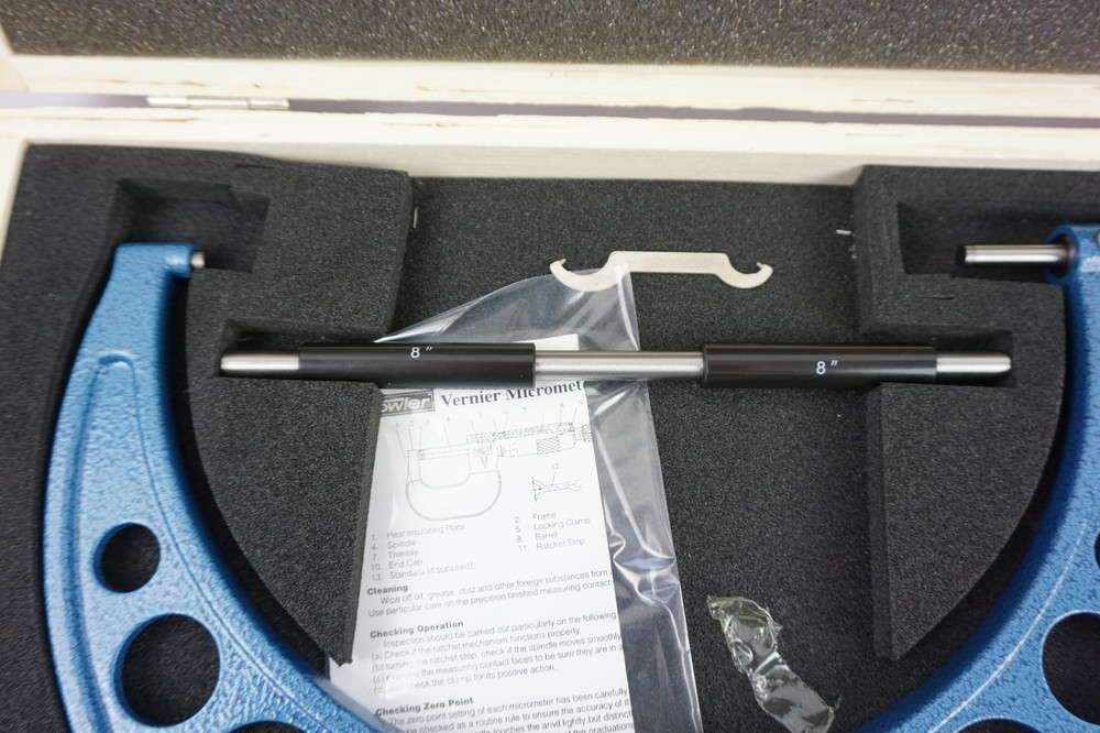 Fowler ML-038 Inside Micrometer 8-9" .0001 NEW