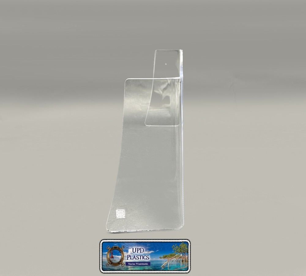 New Generic Center Console Boat Windshield Clear 27 1/2 inside Size, 1/4" Thick