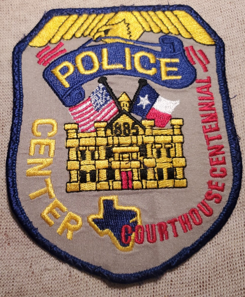 TX Center Texas Police Shoulder Patch