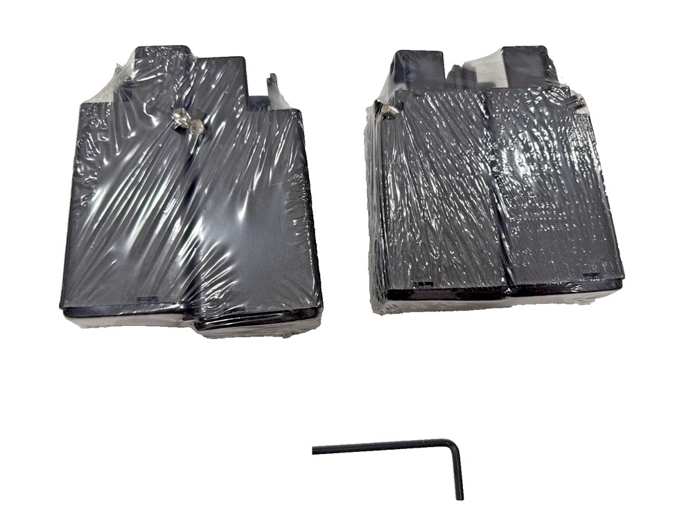 4" Adjustable Bed Risers 4Pack Clamp Fit 0.8-1.6" Legs Black