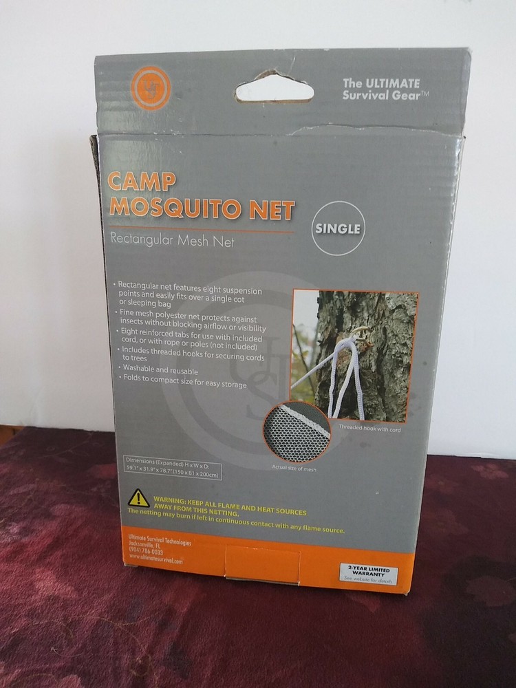 Single Camp Mosquito Net By The Ultimate Survival Gear