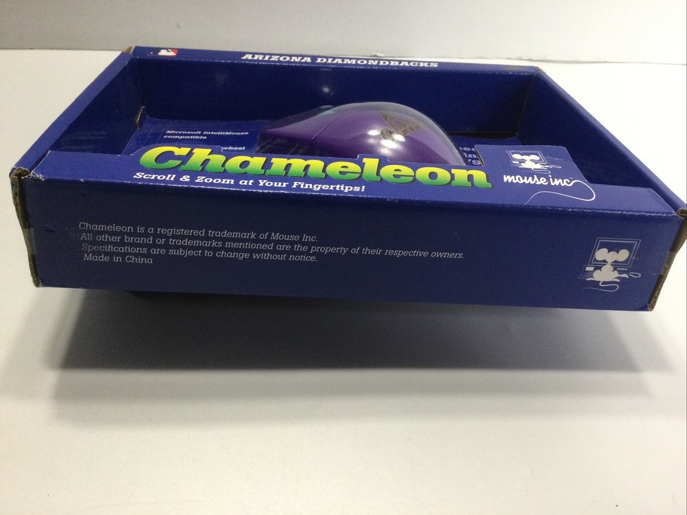 Chameleon Arizona Diamondbacks Computer Mouse PURPLE Vintage Throwback MLB