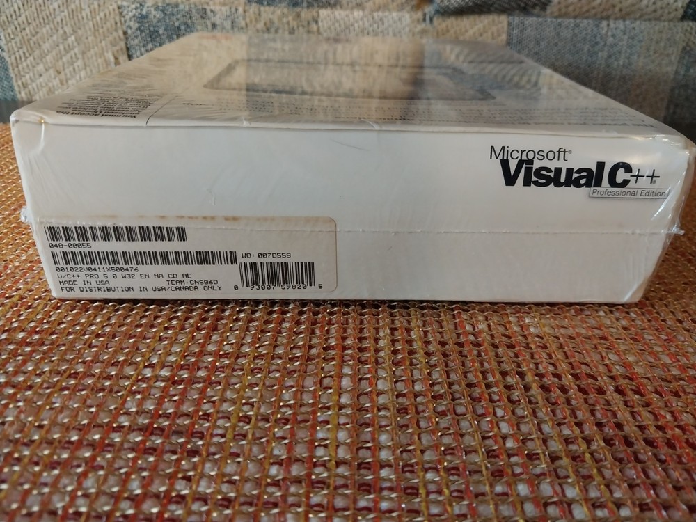 Microsoft Visual C++ 5.0 Professional Edition 1997 NEW, Factory Sealed