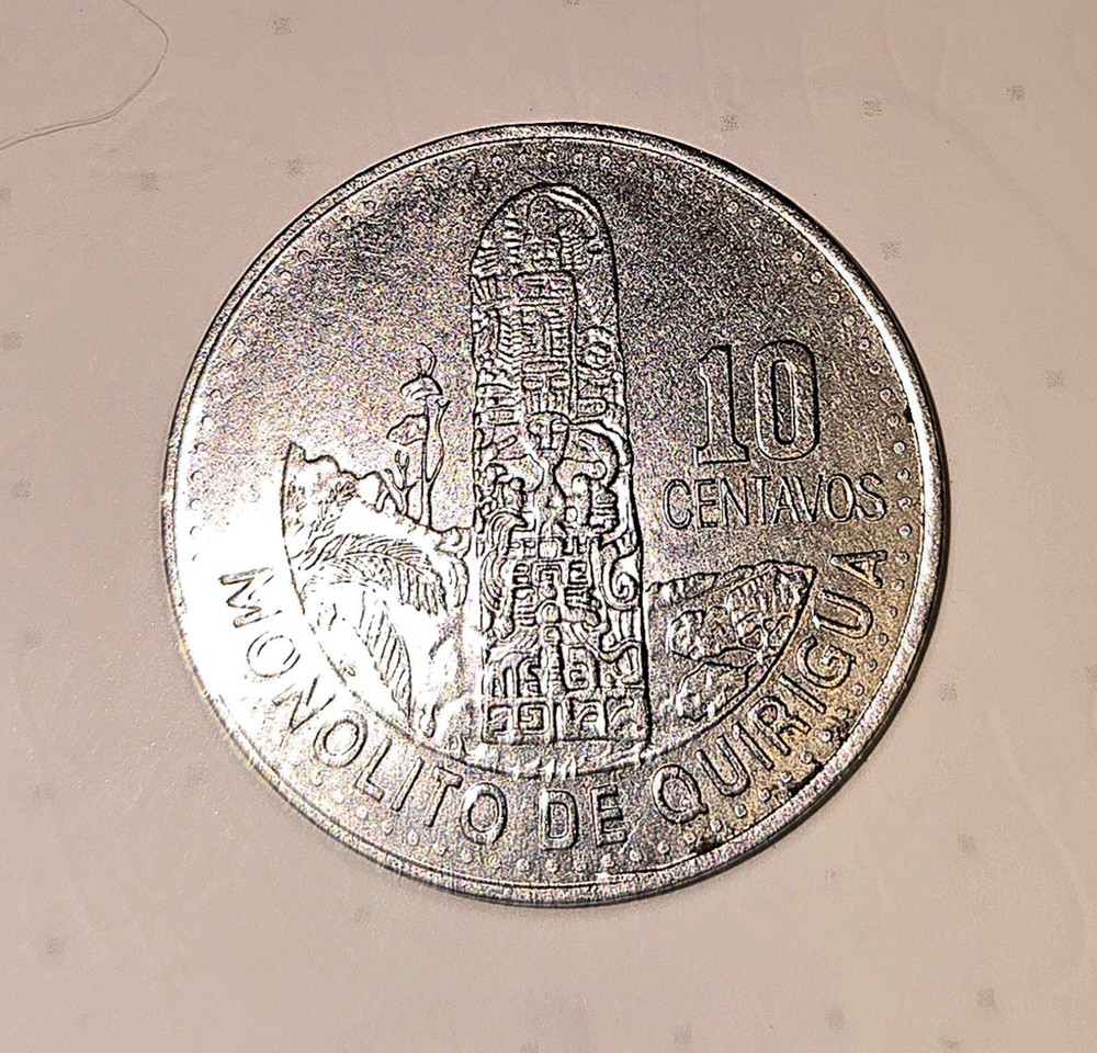 Guatemalan 10 Centavos coin