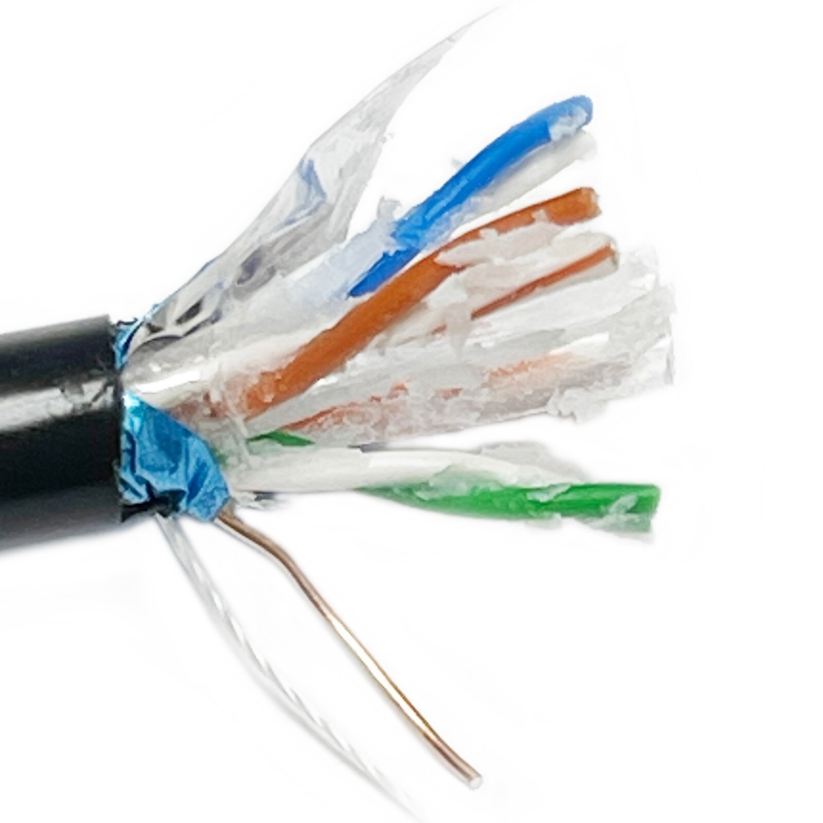 1000ft CAT6 Gel Filled Shielded FTP Outdoor Direct Burial Network LAN Cable