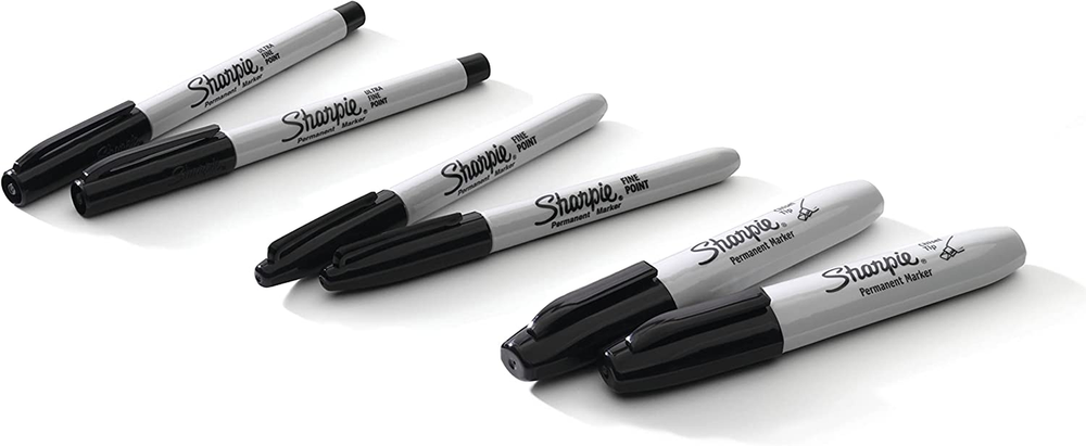 Sharpie Permanent Markers Variety Pack with Fine, Ultra-Fine, and Chisel Tips