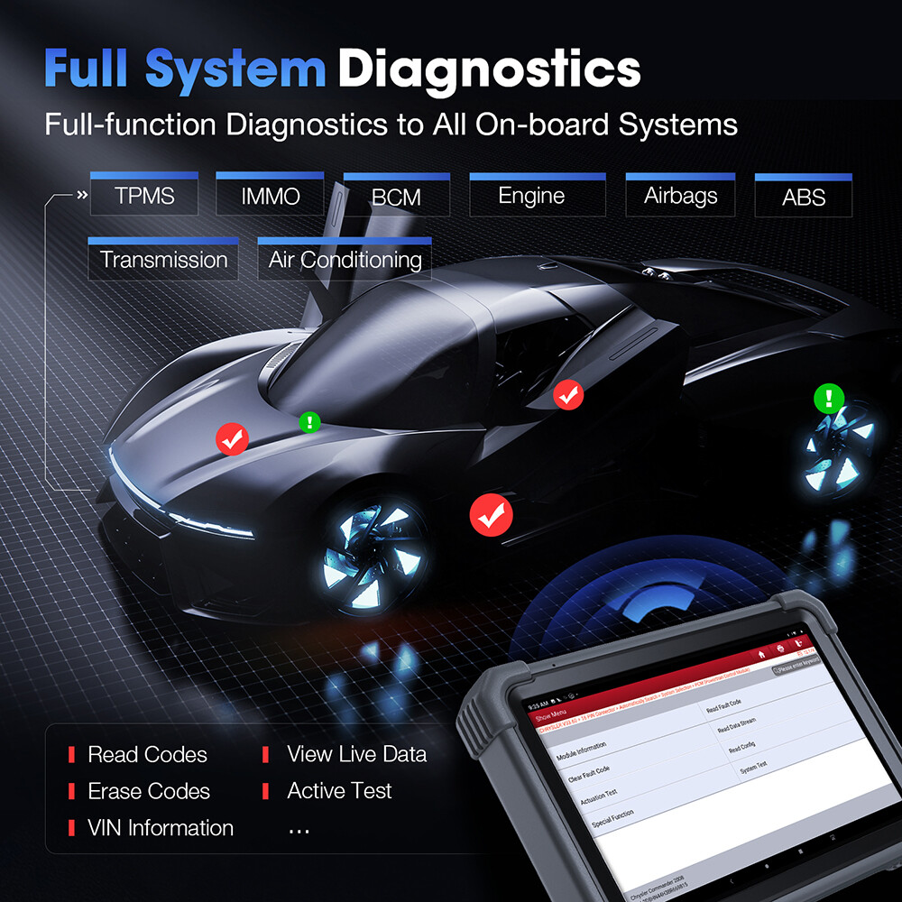 LAUNCH X431 PRO3S V+ ELITE PRO 5 Diagnostic Tool J2534 Programming Coding