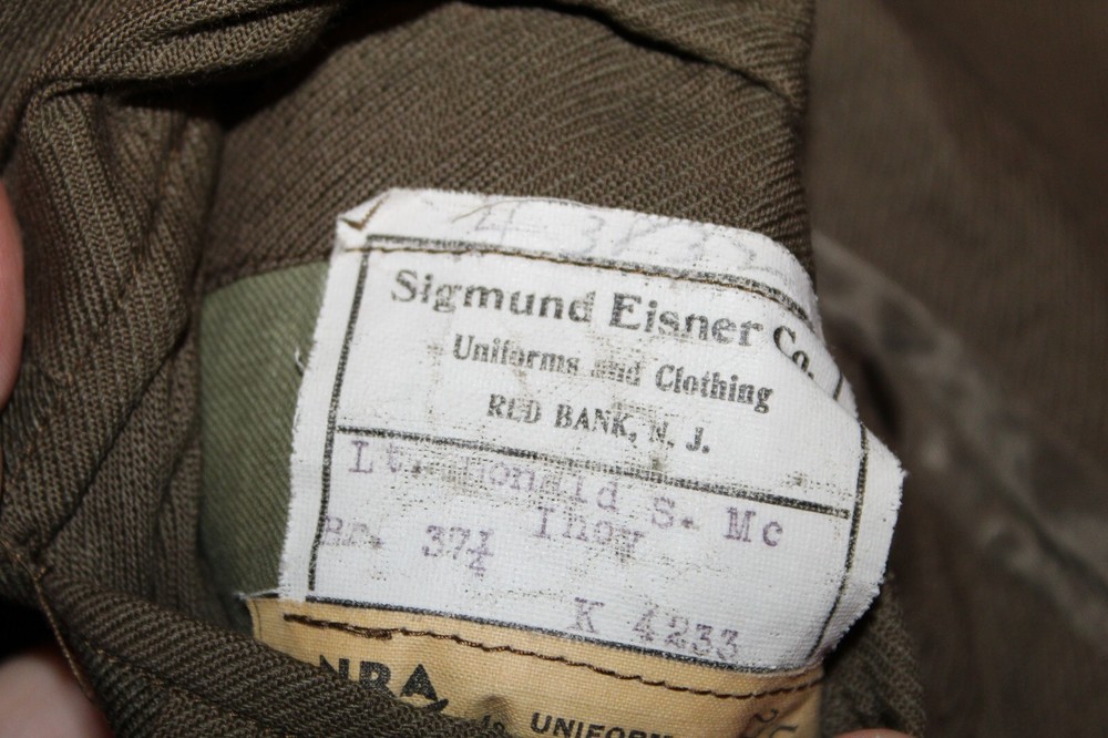 Original 1930's U.S. Army Named Officer's "Army Ground Forces" Patched Jacket