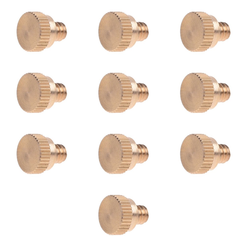 10PCS 10/24 Screw Thread Brass Misting Nozzle Plug for Outdoor Cooling System