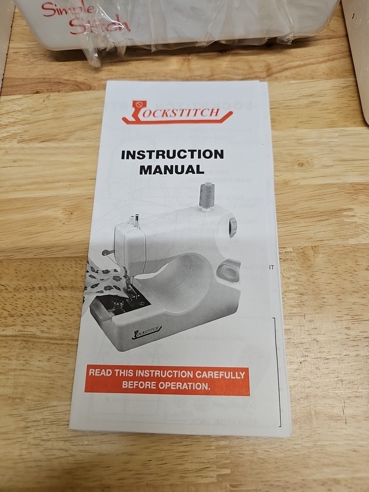Simple Stitch Double Thread Sewing Machine New in Box Portable - 4 AA Batteries