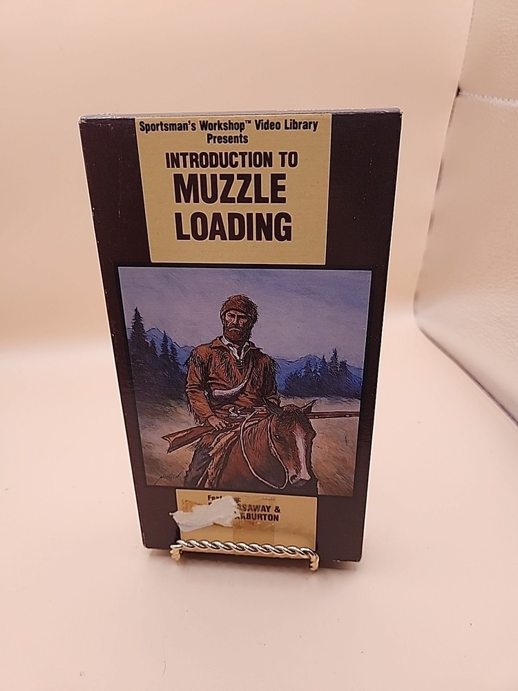 Introduction to Muzzle Loading  Sportsman Workshop VHS 1987 ex rental copy
