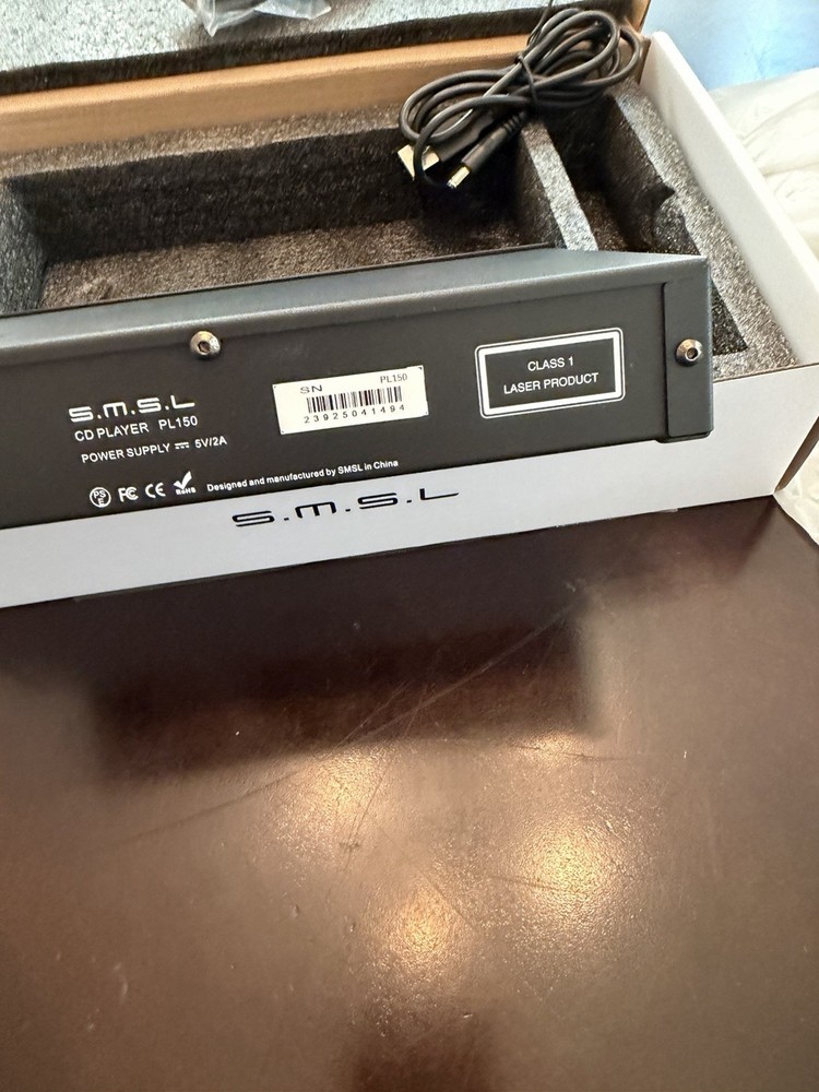 SMSL PL150 HiFi Stereo CD Player CS43198 Decoding Chip 4.4mm+3.5mm Amplifier
