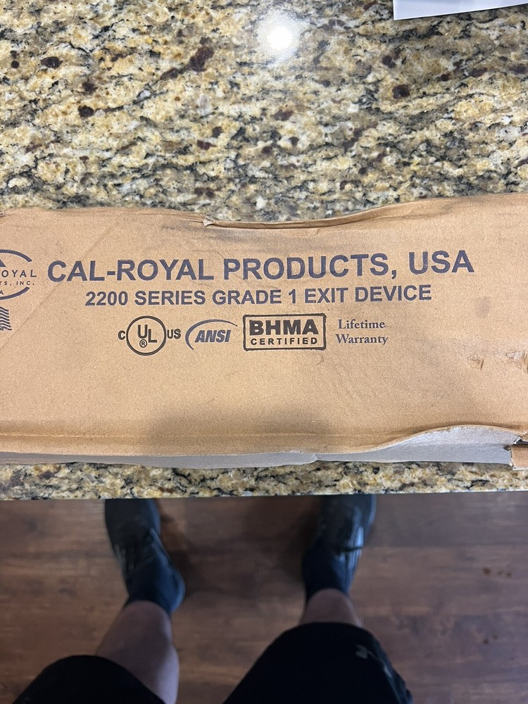 A2200E036 Cal-Royale 2200 ADA Rim Exit Device 36", Exit Only