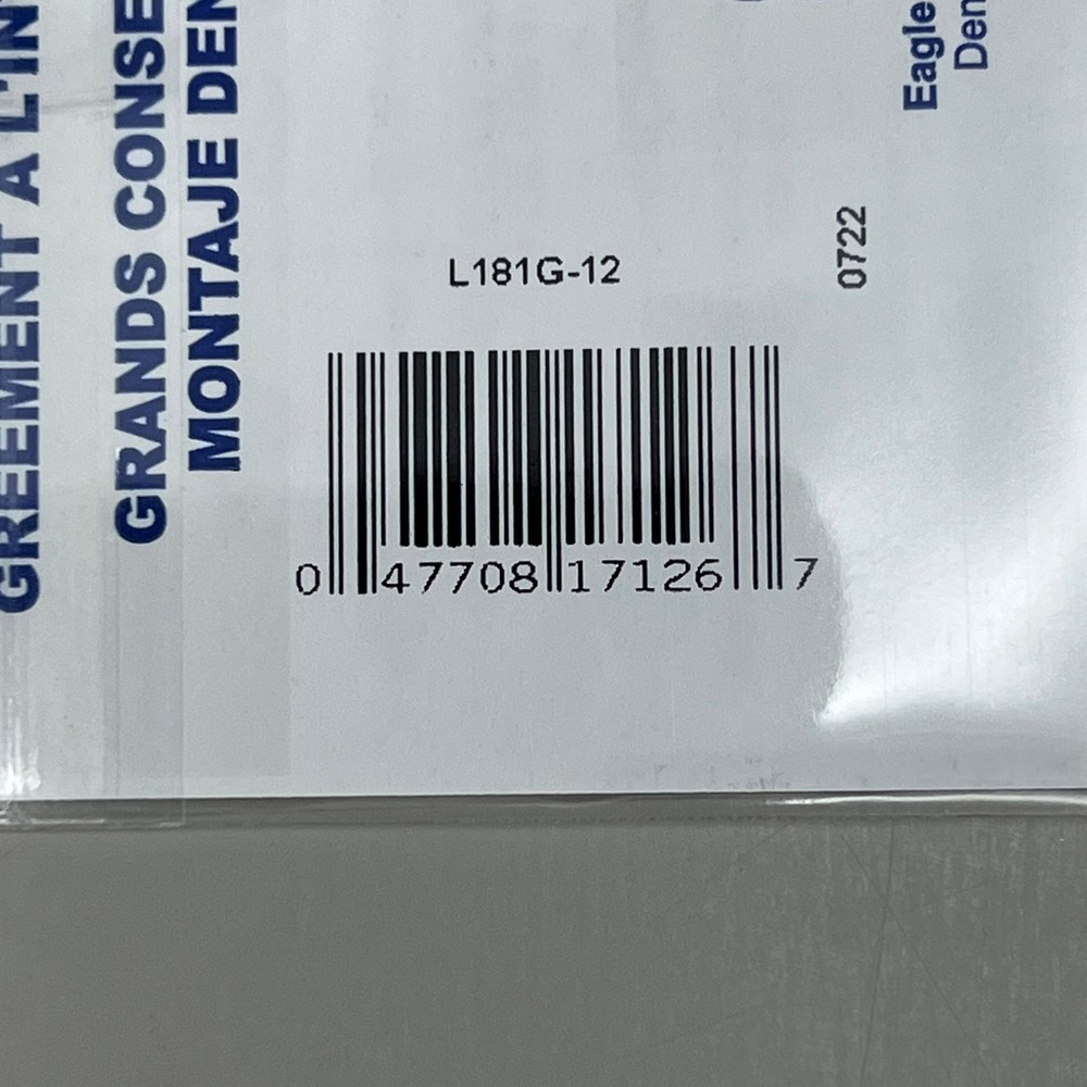 EAGLE CLAW (5 PACK) Lazer Sharp Down eye Baitholder Hook Bronze #12 10pc L181G-1