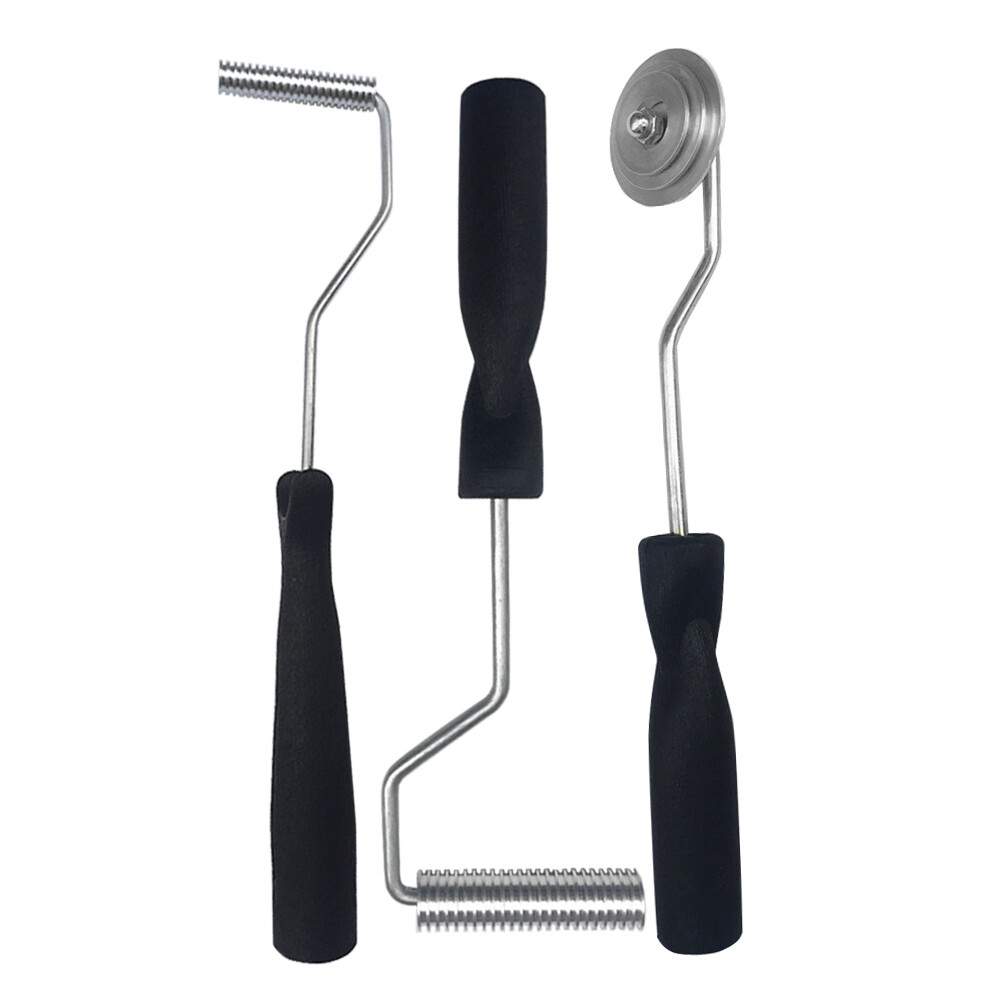 Fiberglass Roller Tools Kit, Fiberglass Resin Laminating Bubble Roller Set 3Pcs