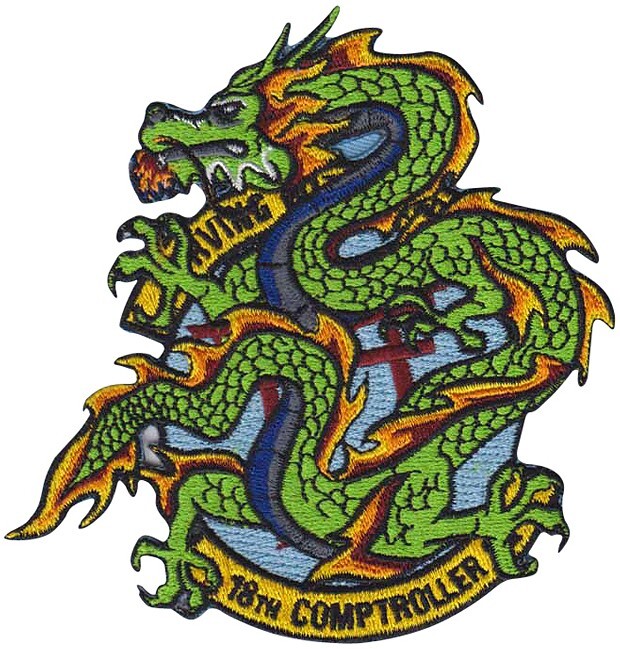 USAF  18th COMPTOLLER SQUADRON – MORALE PATCH
