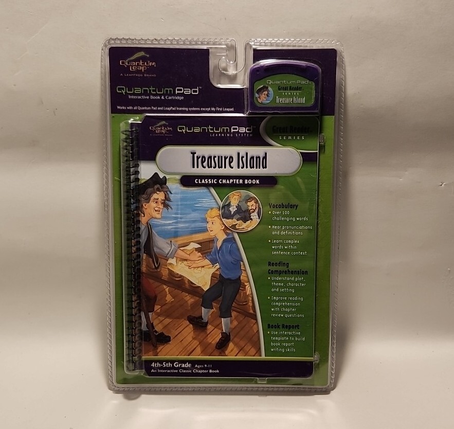 Treasure Island Leap Frog Quantum Pad Learning System Brand New