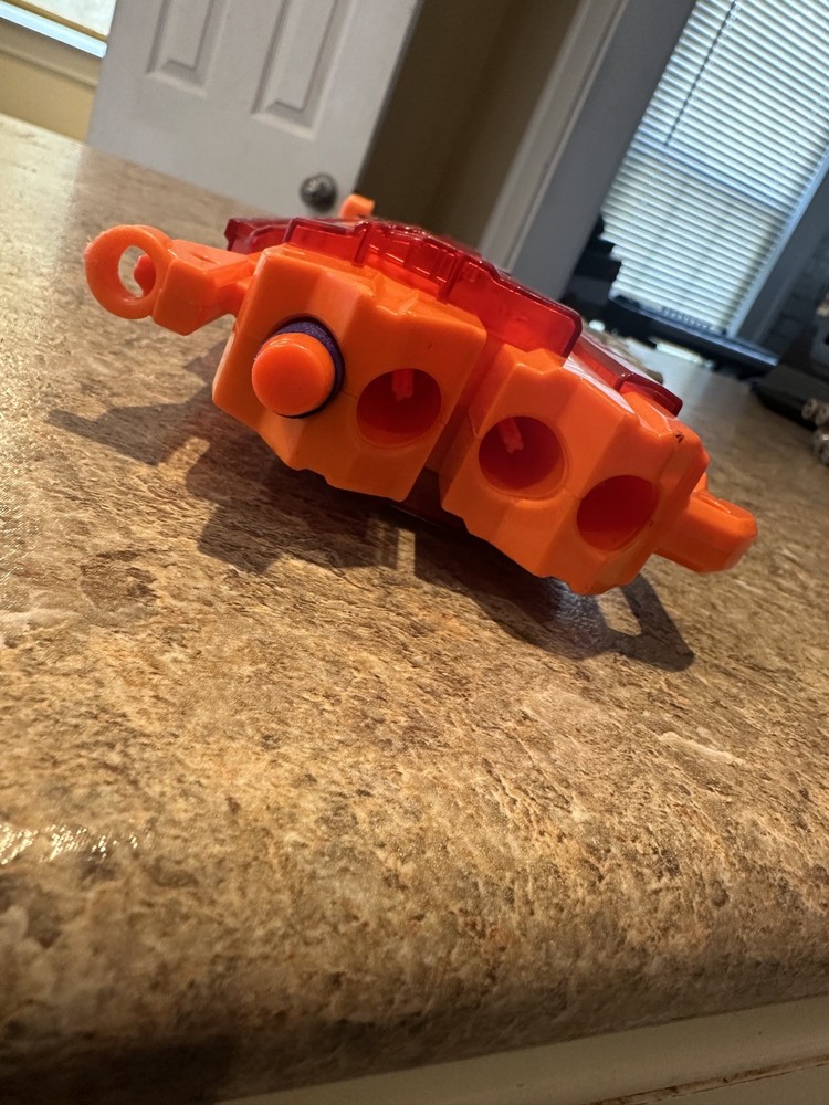 NERF Zombie Strike N-Strike Elite Translucent Red 2013
