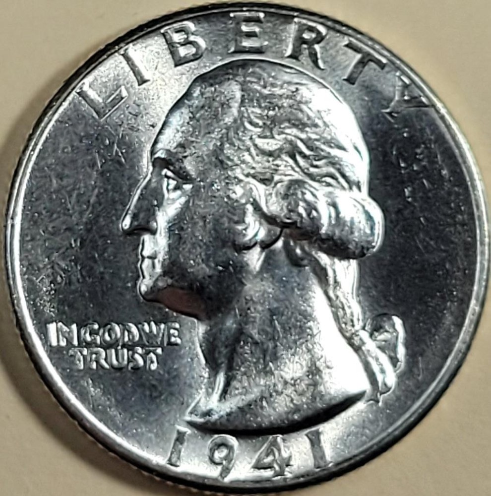 1941 Silver Washington Quarter - ** CHBU **