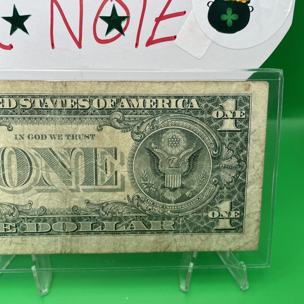 2013 B Duplicate Print ⭐️ STAR NOTE ERROR $1 Serial Number B03396430* D/C Print
