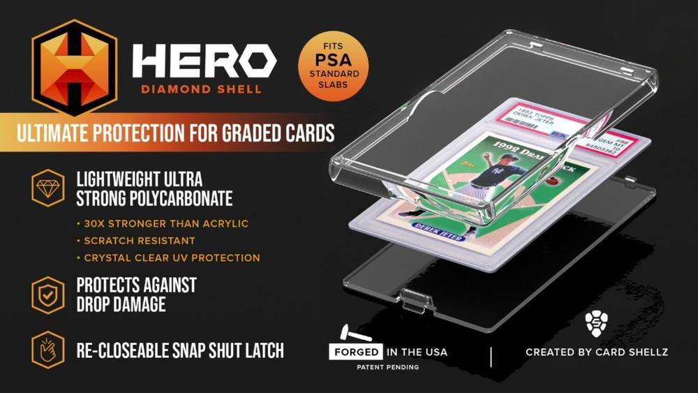 Card Shellz Hero Diamond Shell PSA Slab Protection - 5 Pack