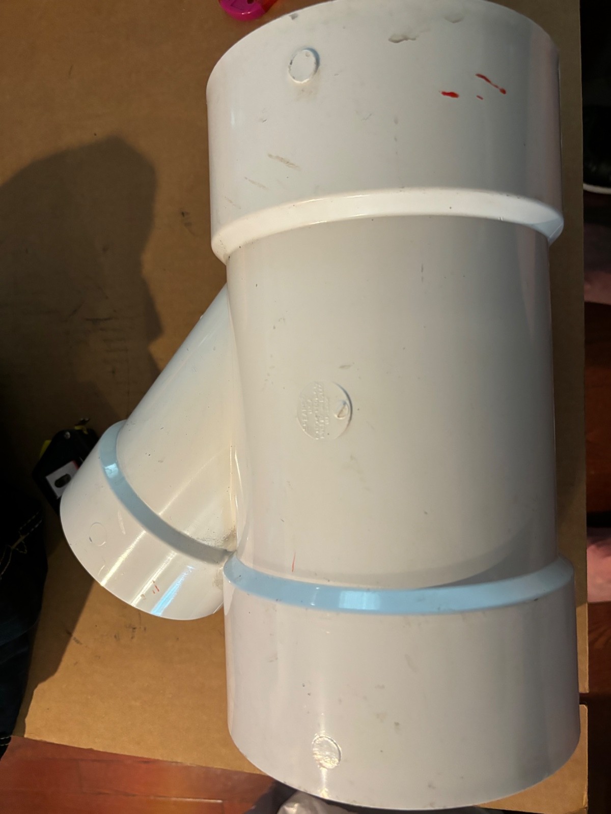 Spears P601-532 6" X 6" X 4" PVC DWV Reducing Wye