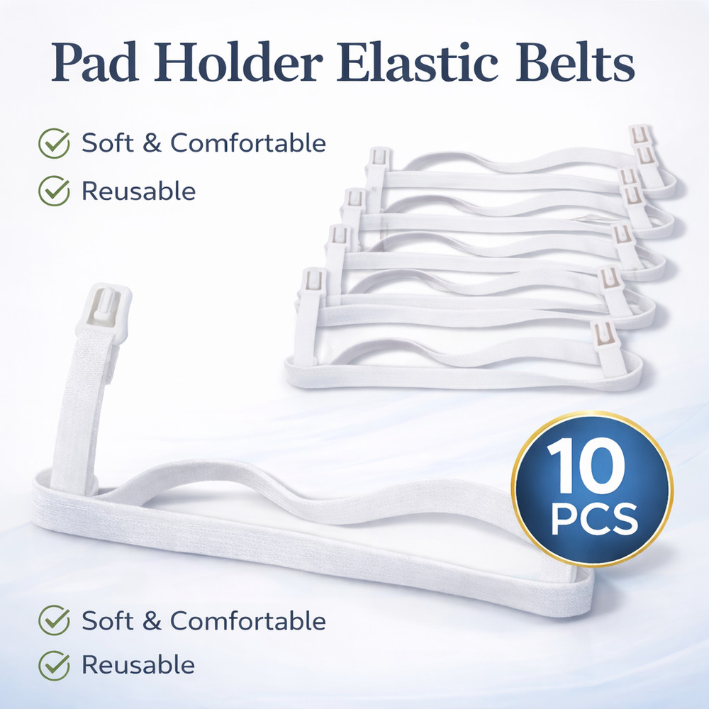 10X Belts for Sanitary Pad Model loop strap with soft (only belts Elastic)