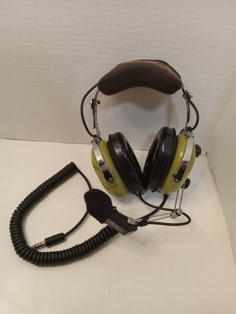 David Clark H10-36 General Aviation Helicopter Headset UNTESTED READ DESCRIPTION
