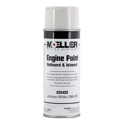 Moeller 025425 Engine Paint, Johnson/OMC White