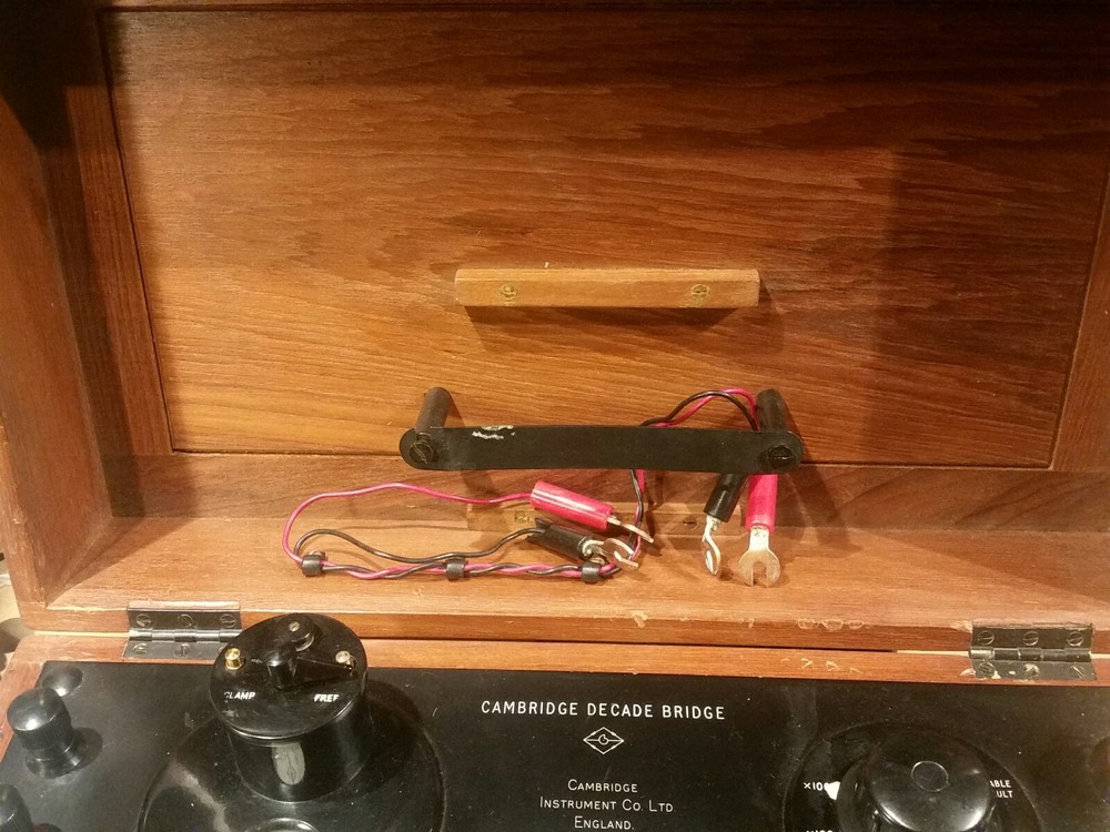 Cambridge Instrument Decade Bridge Resistance Murray Loop Scientific Prop Ex Mod