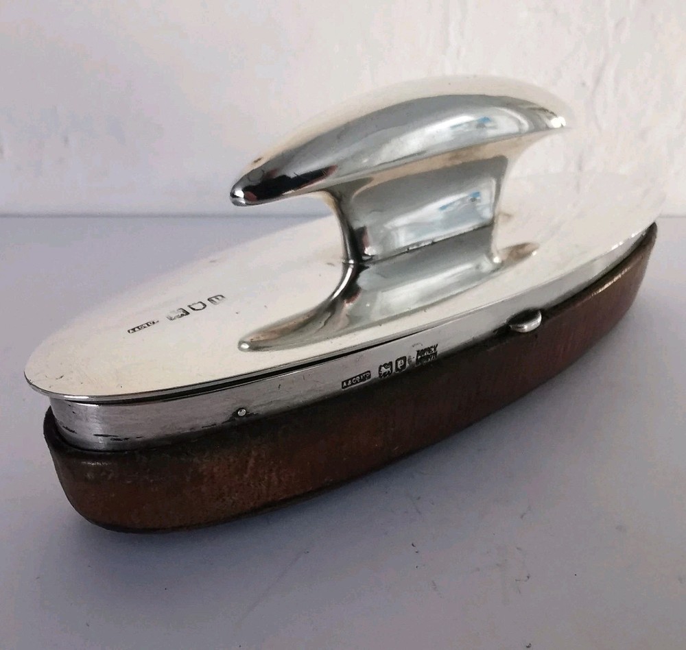 Asprey Rare Solid Silver Box and Buffer Combination - London 1910