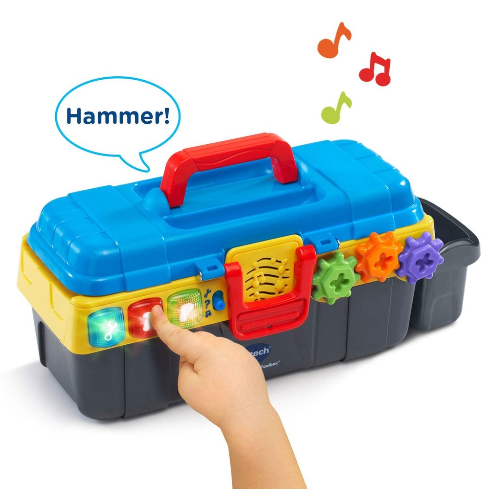 VTech Drill and Learn Toolbox 12.6" x 5.7" x 4.9", Multicolor