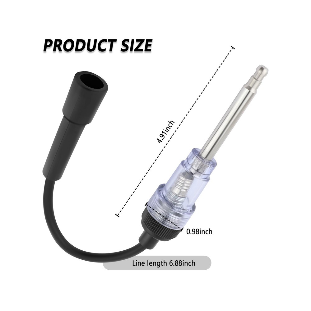 Spark Plug Tester with Indicator Lights,Spark Tester Small Engine for Check I...