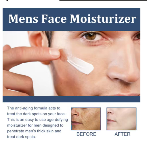 Particle Face Cream For Men 6 In 1 Anti Aging Cream Fights Eye Bags Dark Spots