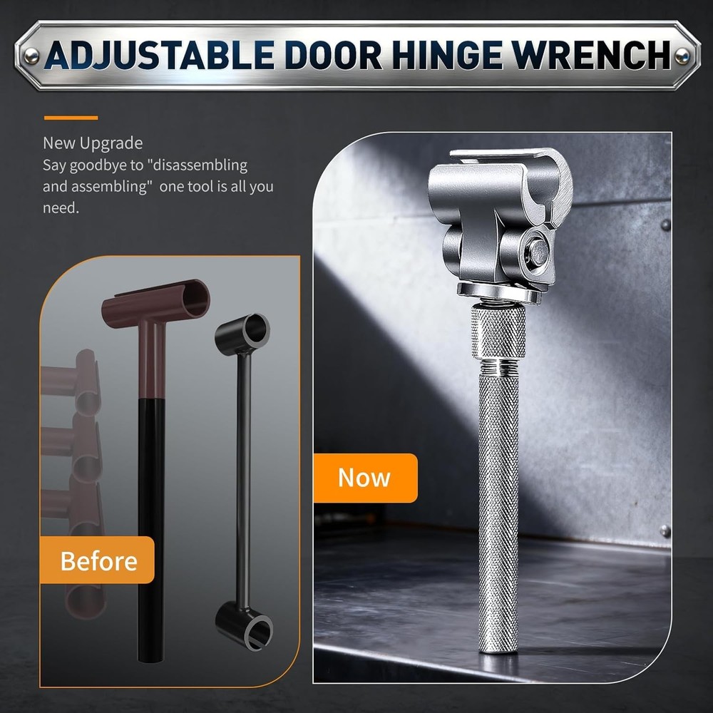 Door Hinge Adjustment Tool - Universal Hinge Alignment Device for Repair